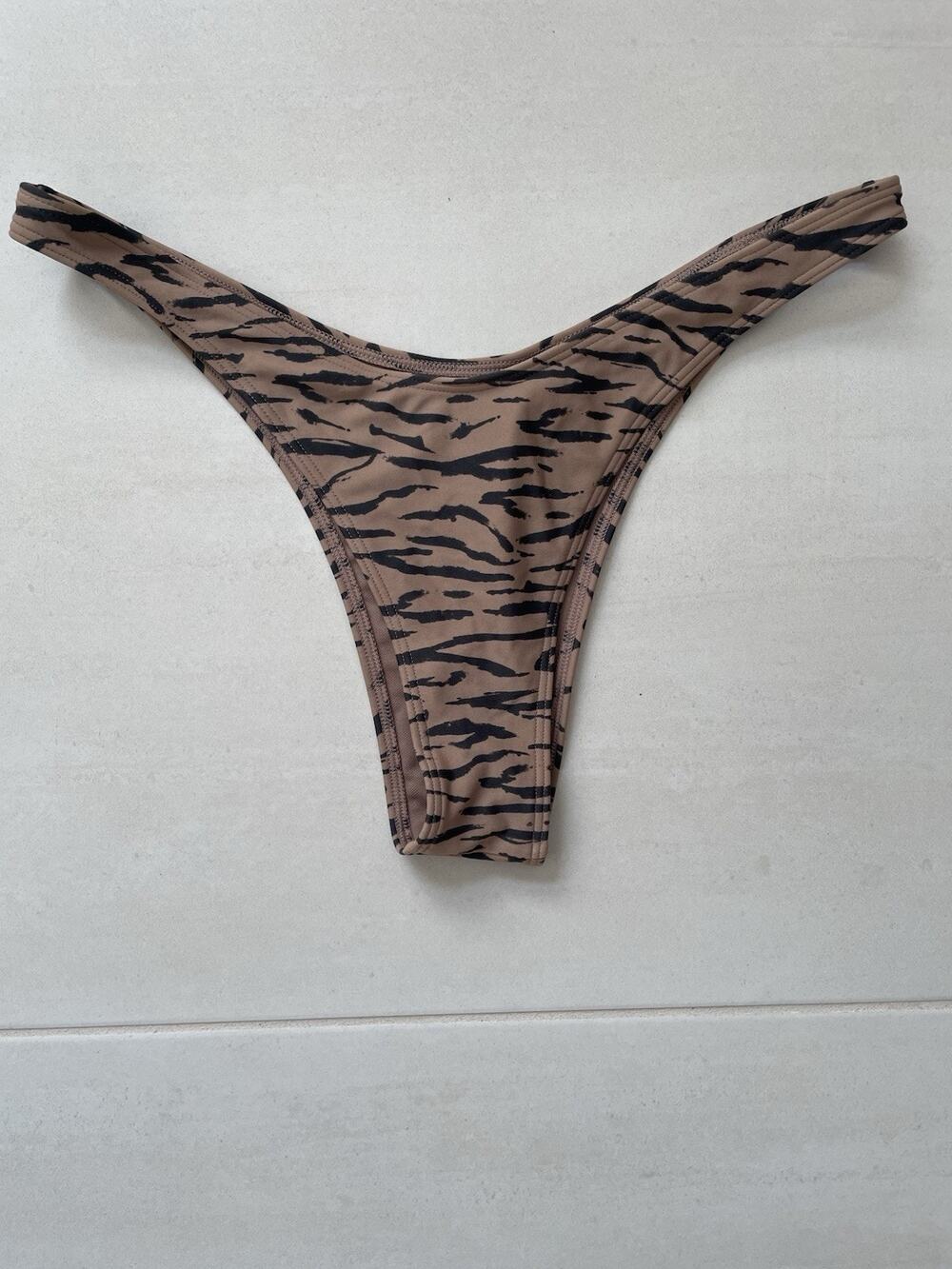 Abercrombie & Fitch Swim Bikini Bottom Swimwear Animal Print Summer